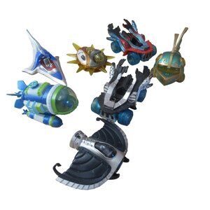 Lot of 7 Skylanders Activison Super Chargers Vehicles